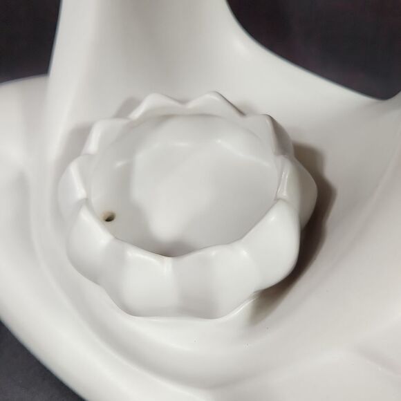 🩵NIB PartyLite White Zen Incense & Tealight Candle Holder - Picture 12 of 13